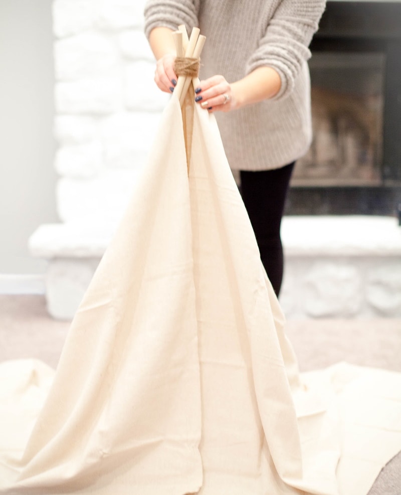 DIY dog teepees