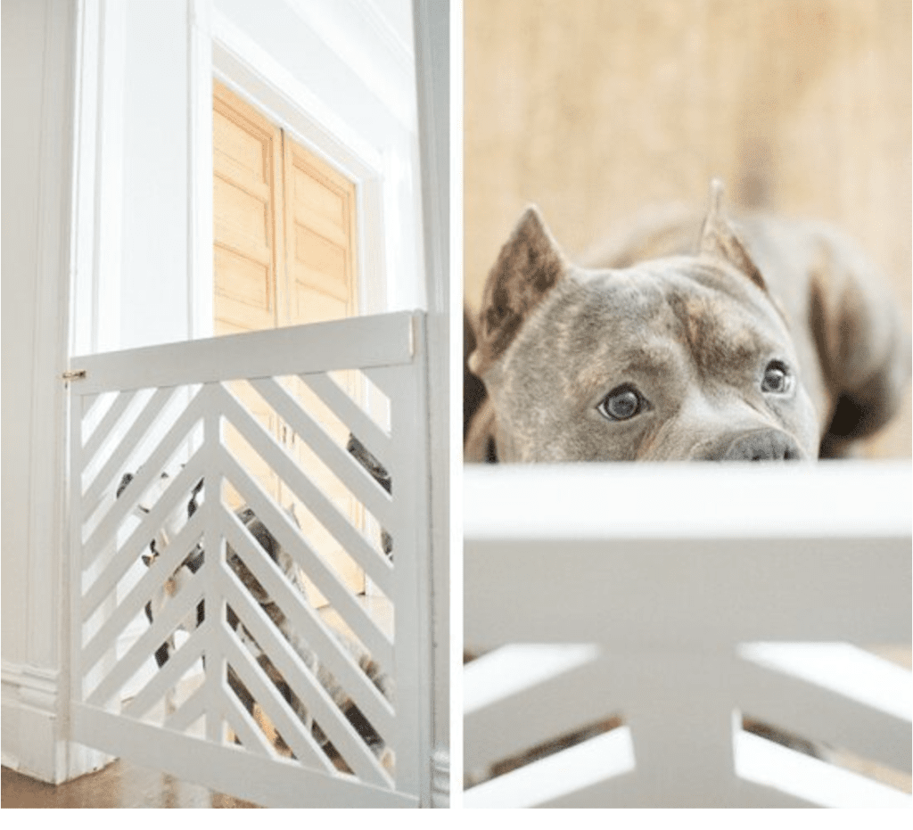 Doggie Gate DIY, by Yellow Brick Home