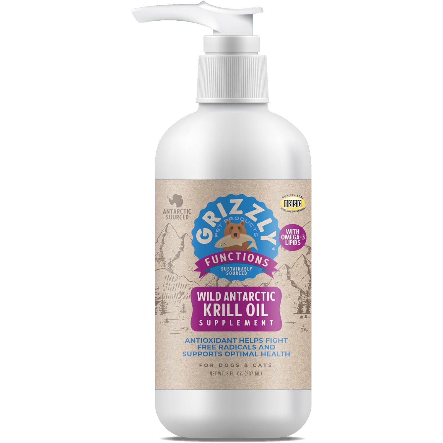 Grizzly Pet Products Krill Antioxidant