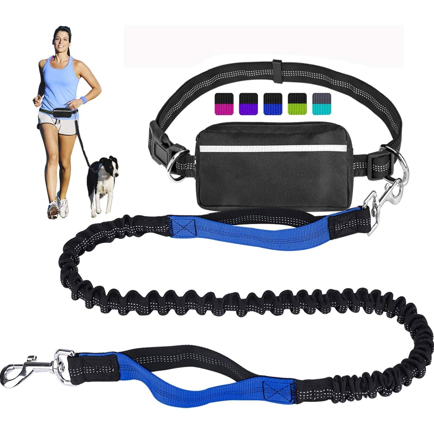 LANNEY Hands Free Dog Leash