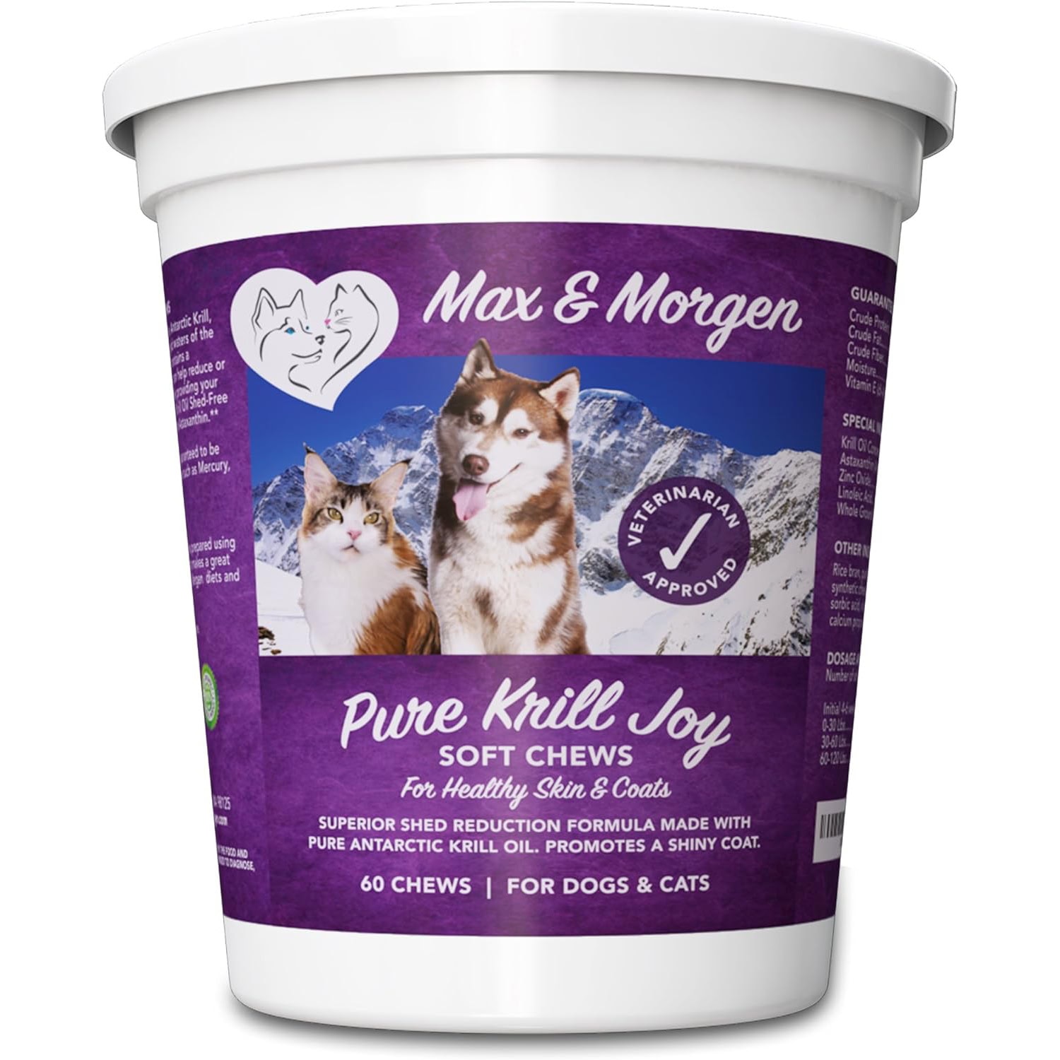 Max and Morgen Krill Oil Soft Chews