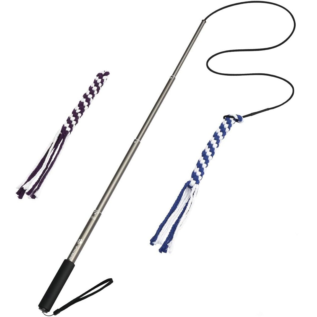 POPETPOP Dog Extendable Teaser Wand Toy