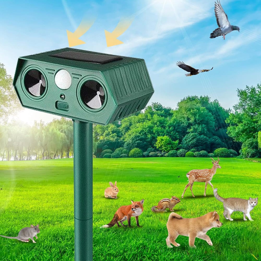 ShinyArt Solar Ultrasonic Animal Repeller