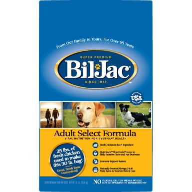 Bil-Jac Adult Select Chicken Recipe Dry Dog Food