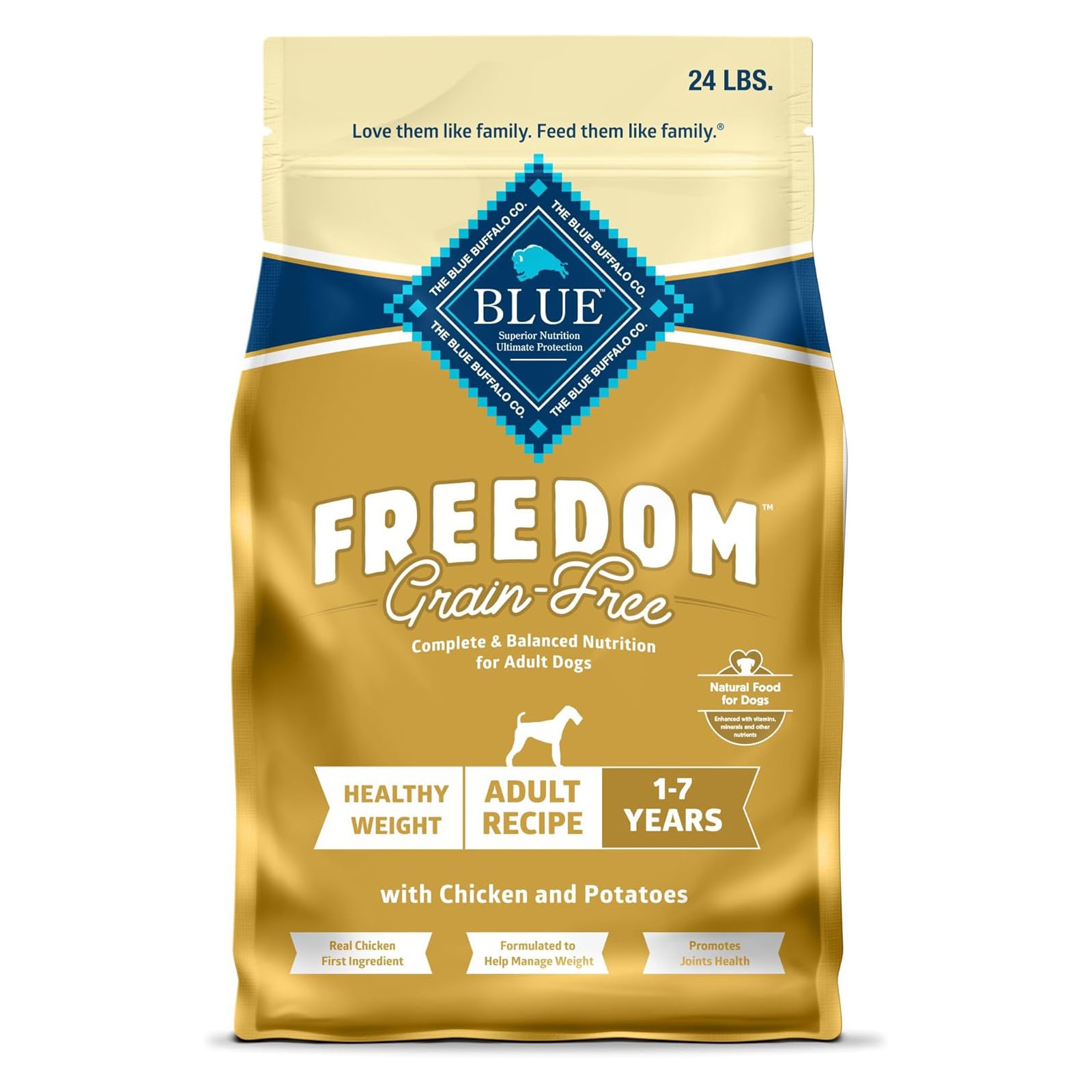 Blue Buffalo Freedom Grain-Free Healthy Weight Dry Dog Food
