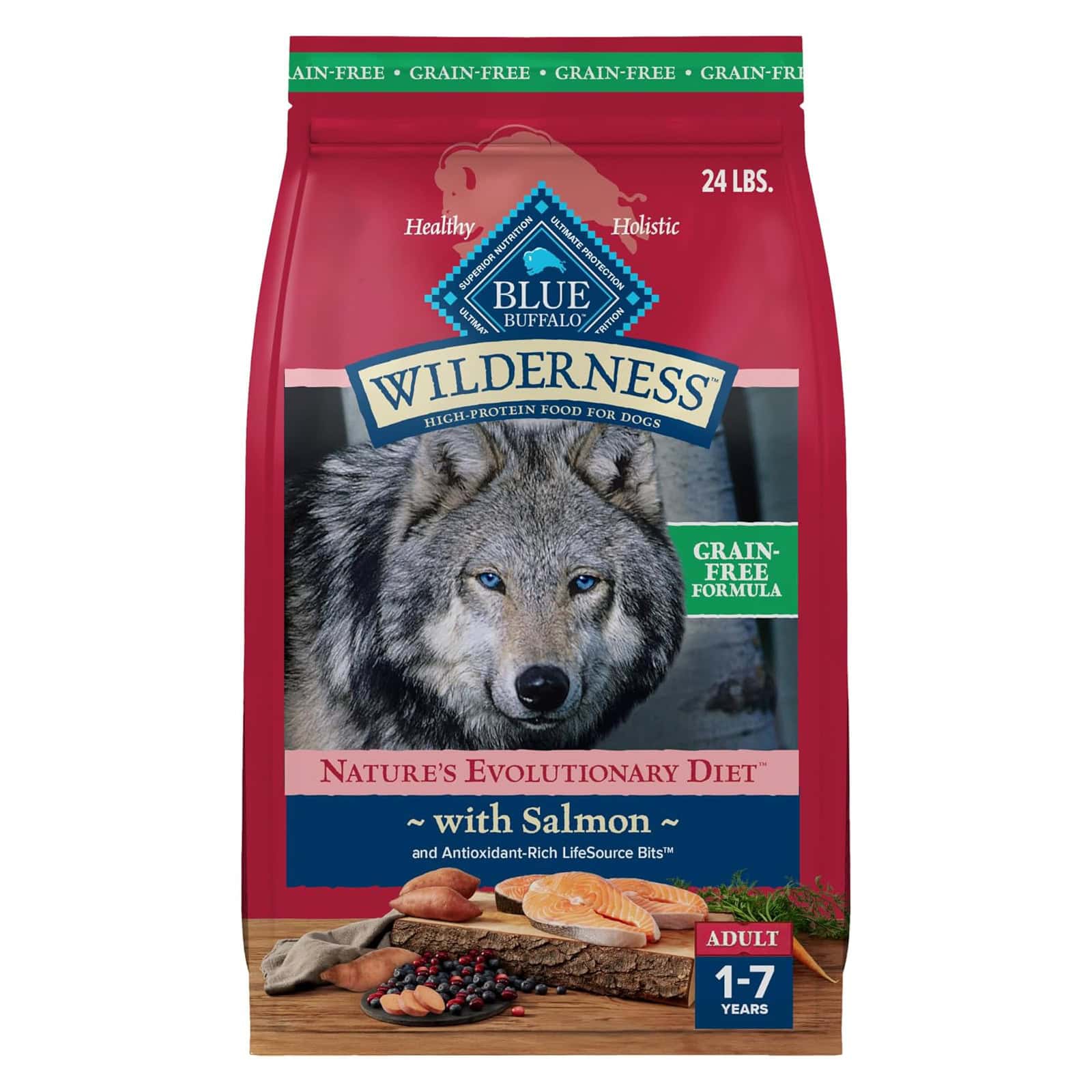 Blue Buffalo Wilderness Adult High-Protein Dry Dog Food