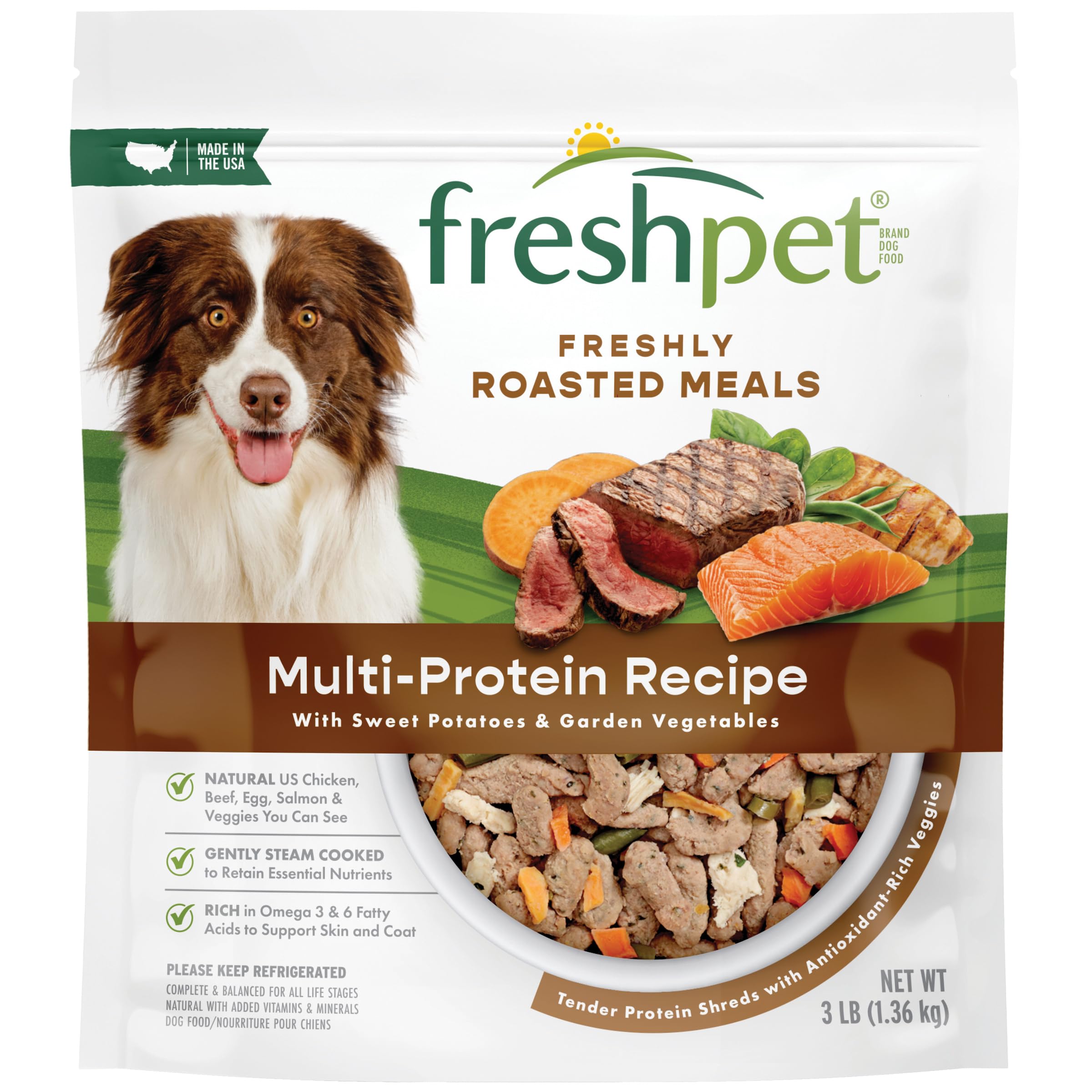 Freshpet Dog Food, Multi-Protein Complete Meal