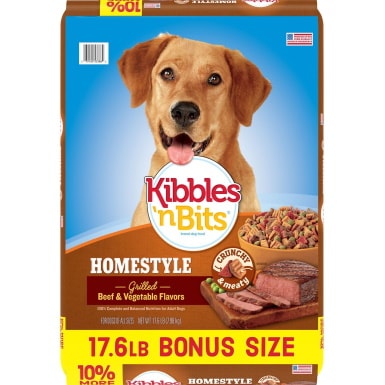 Kibbles 'n Bits Homestyle Grilled Beef & Vegetable Flavors Dry Dog Food