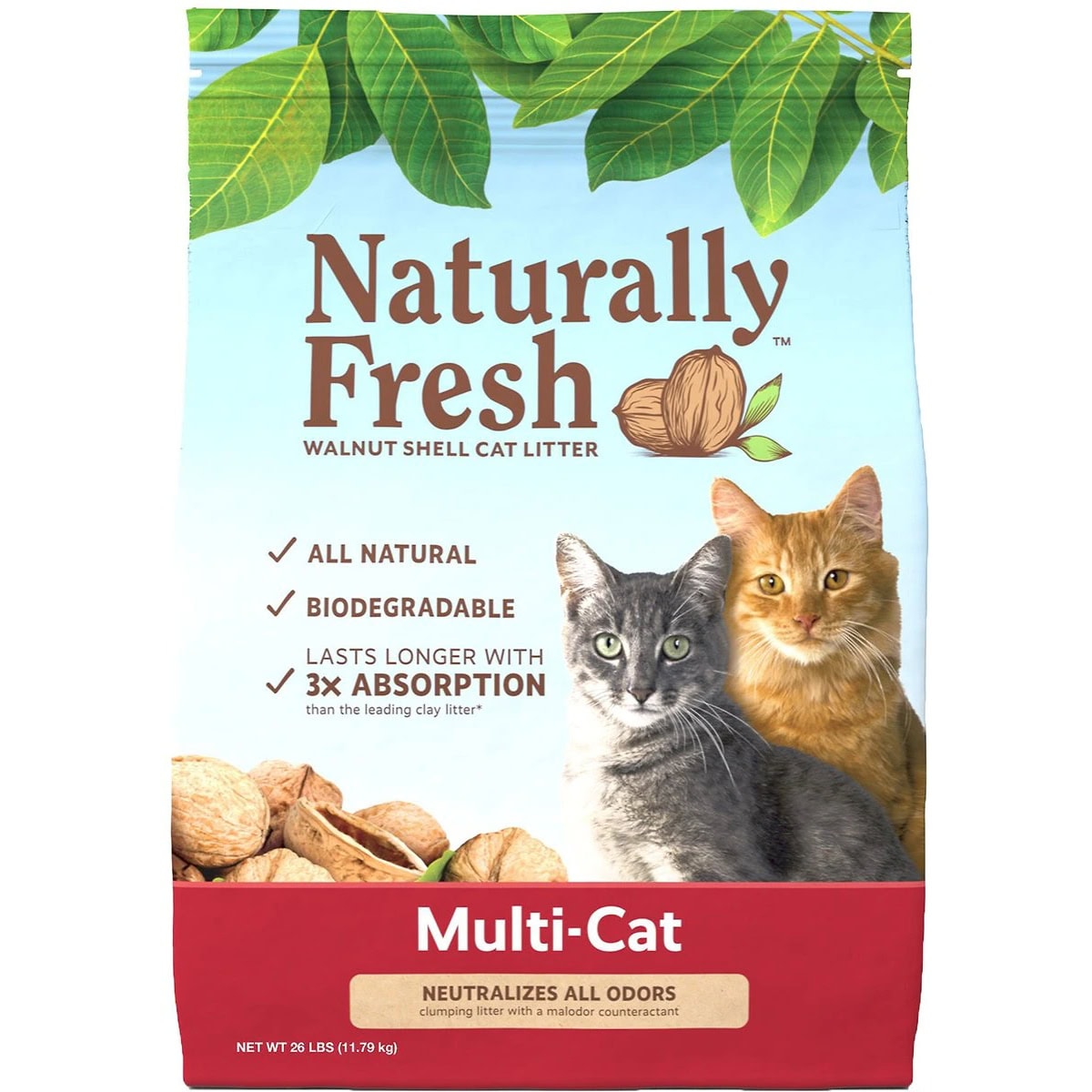 Naturally Fresh Walnut Cat Litter