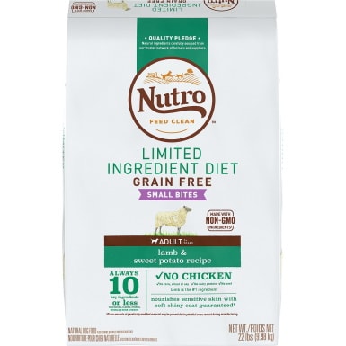 Nutro Limited Ingredient Diet Sensitive Support with Real Lamb & Sweet Potato Grain-Free