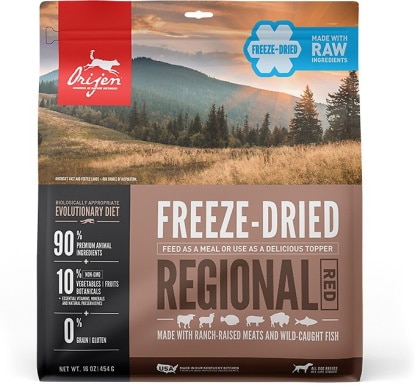 ORIJEN Regional Red Grain-Free Freeze-Dried Dog Food