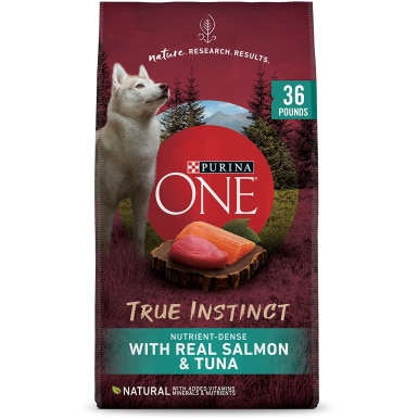 Purina ONE Natural True Instinct High Protein Real Salmon & Tuna Dry Dog Food