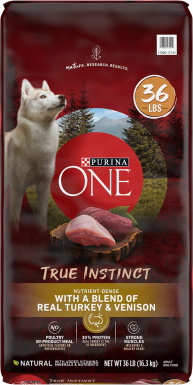 Purina ONE Natural True Instinct With Real Turkey & Venison High Protein Dry Dog Food