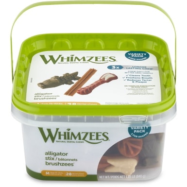 WHIMZEES Variety Pack Grain-Free Medium Dental Dog Treats