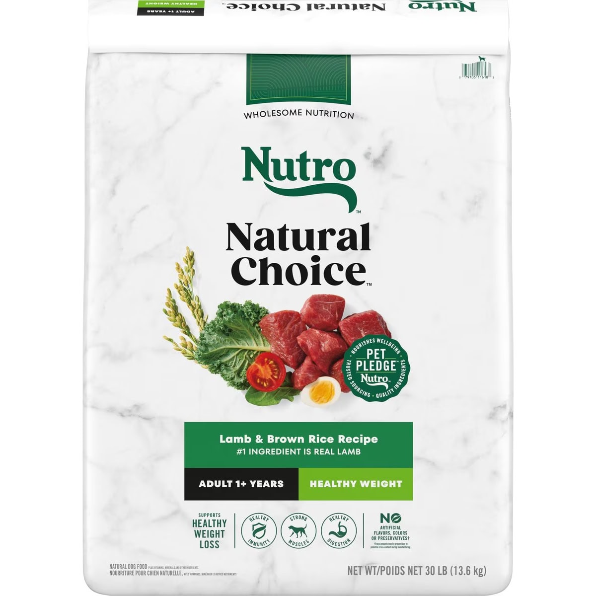 Nutro Natural Choice Healthy Weight Adult Lamb & Brown Rice Recipe Dry Dog Food