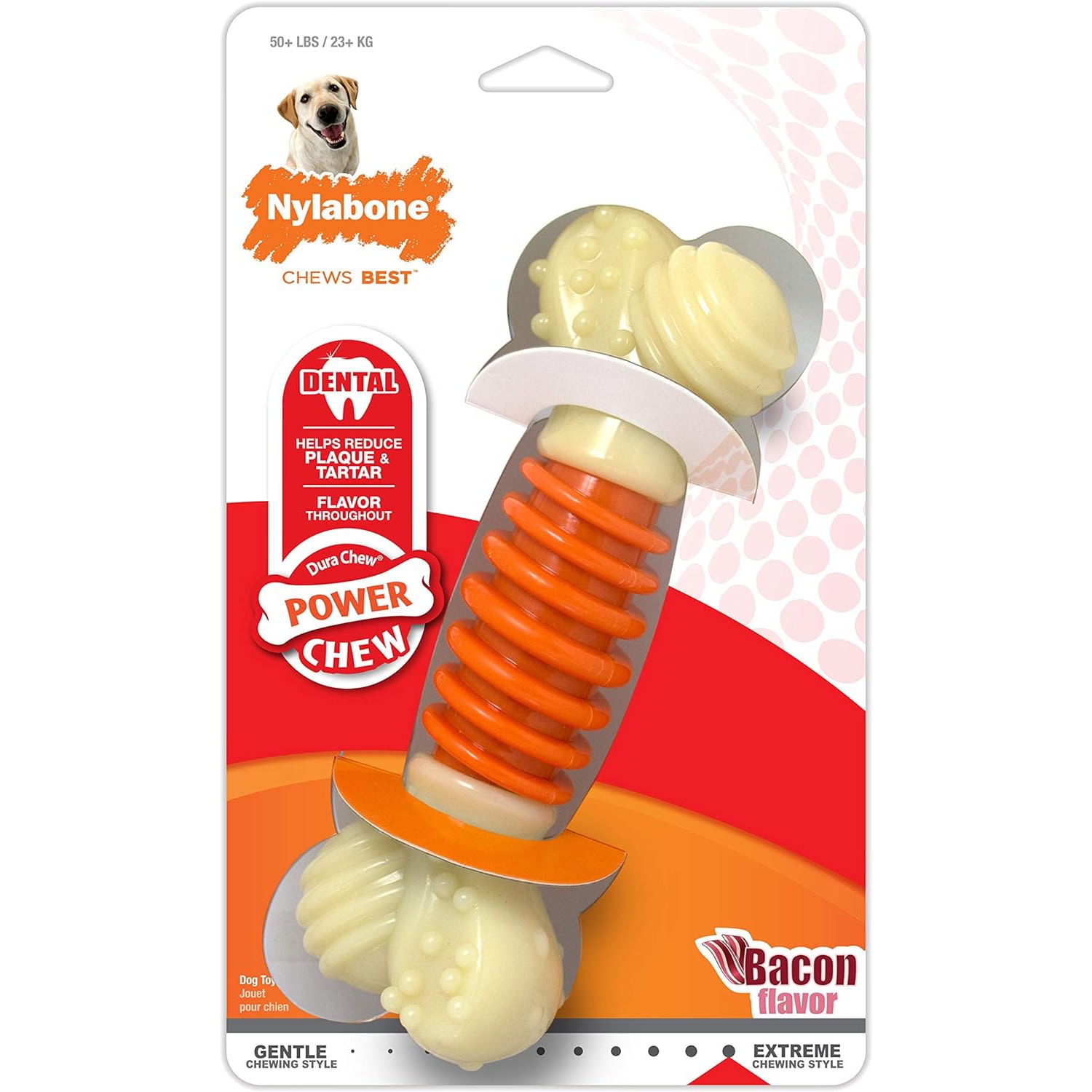 Nylabone PRO Action Dental Power Dog Chew Toy