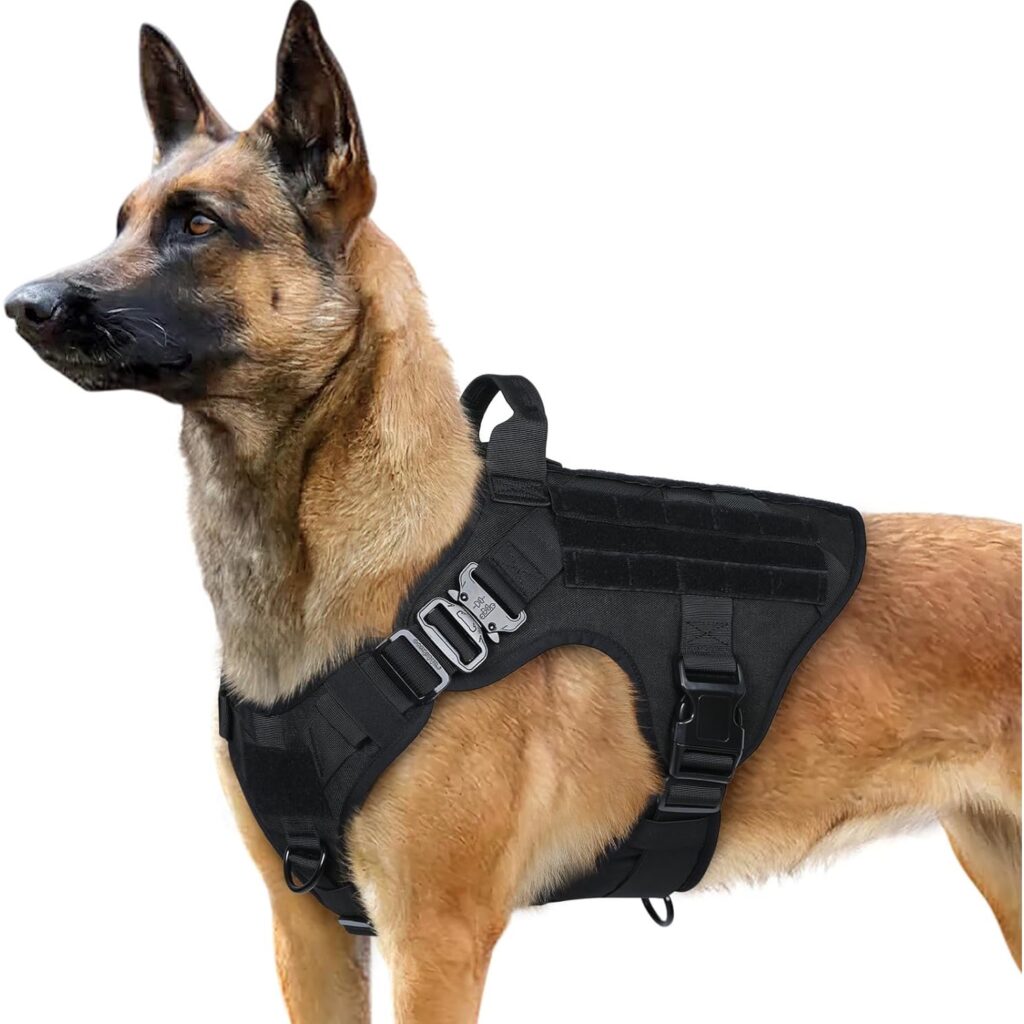 rabbitgoo Tactical Dog Harness for Large Dogs
