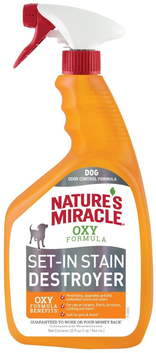 Nature’s Miracle Dog Set-In Stain Destroyer Oxy Formula, Orange Scent