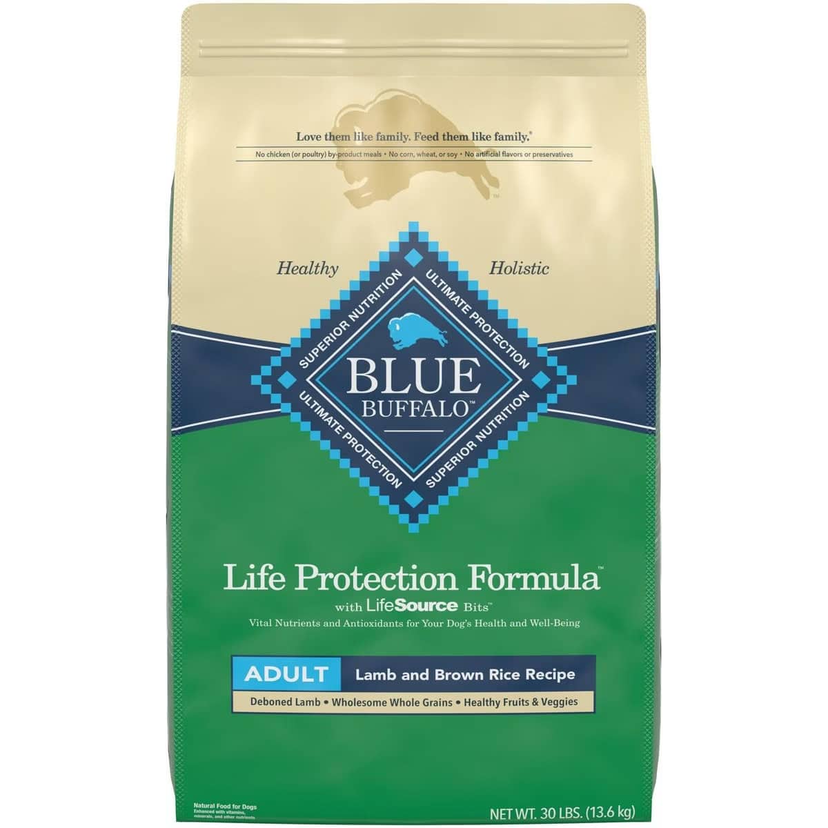 Blue Buffalo Life Protection Formula Adult Lamb & Brown Rice Recipe Dry Dog Food