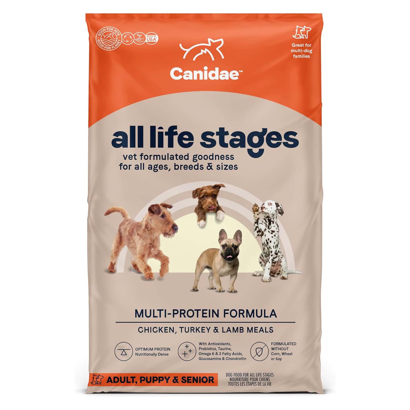 CANIDAE All Life Stages Chicken, Turkey & Lamb Formula Dry Dog Food
