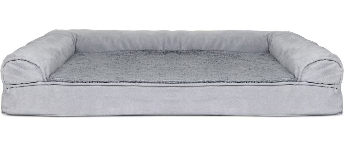 FurHaven Plush & Suede Orthopedic Sofa