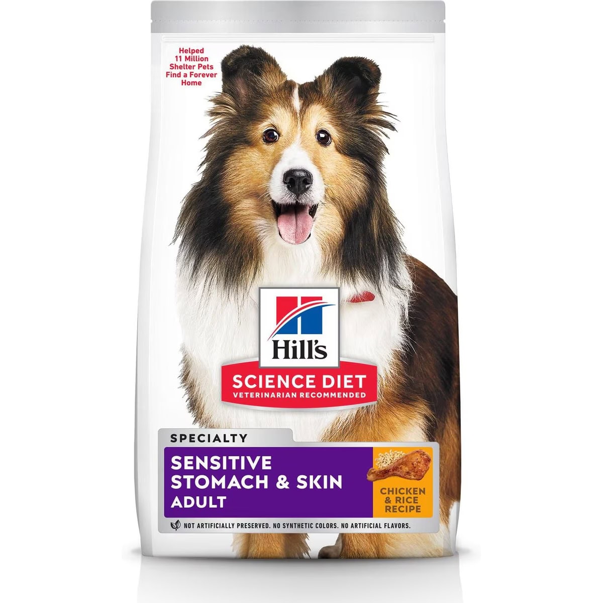 Hill's Science Diet Adult Sensitive Stomach & Sensitive Skin Chicken Recipe Dry Dog Food 