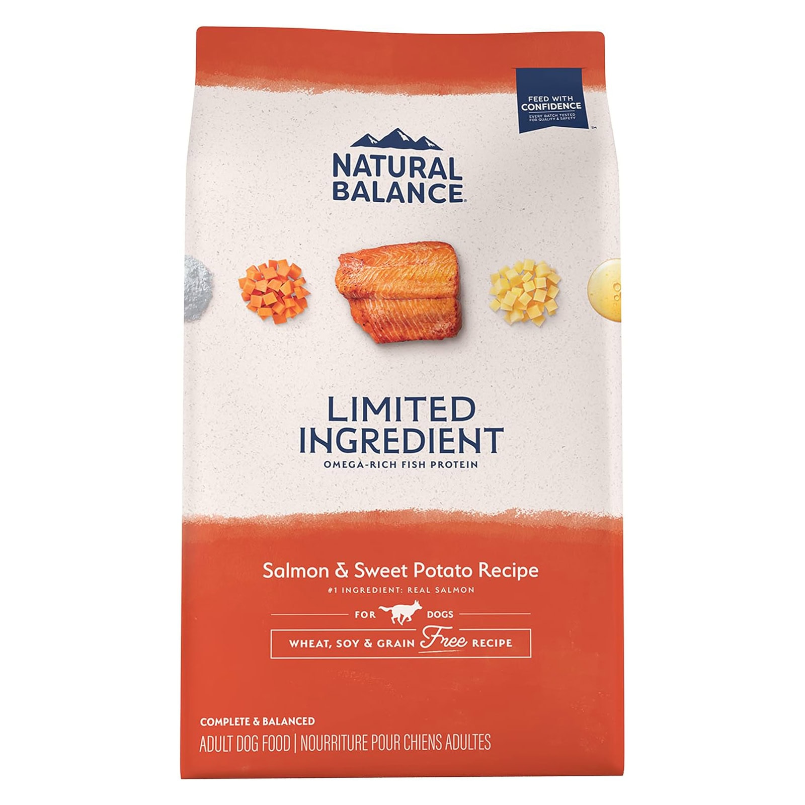 Natural Balance Limited Ingredient Adult Grain-Free Dry Dog Food, Salmon & Sweet Potato Recipe