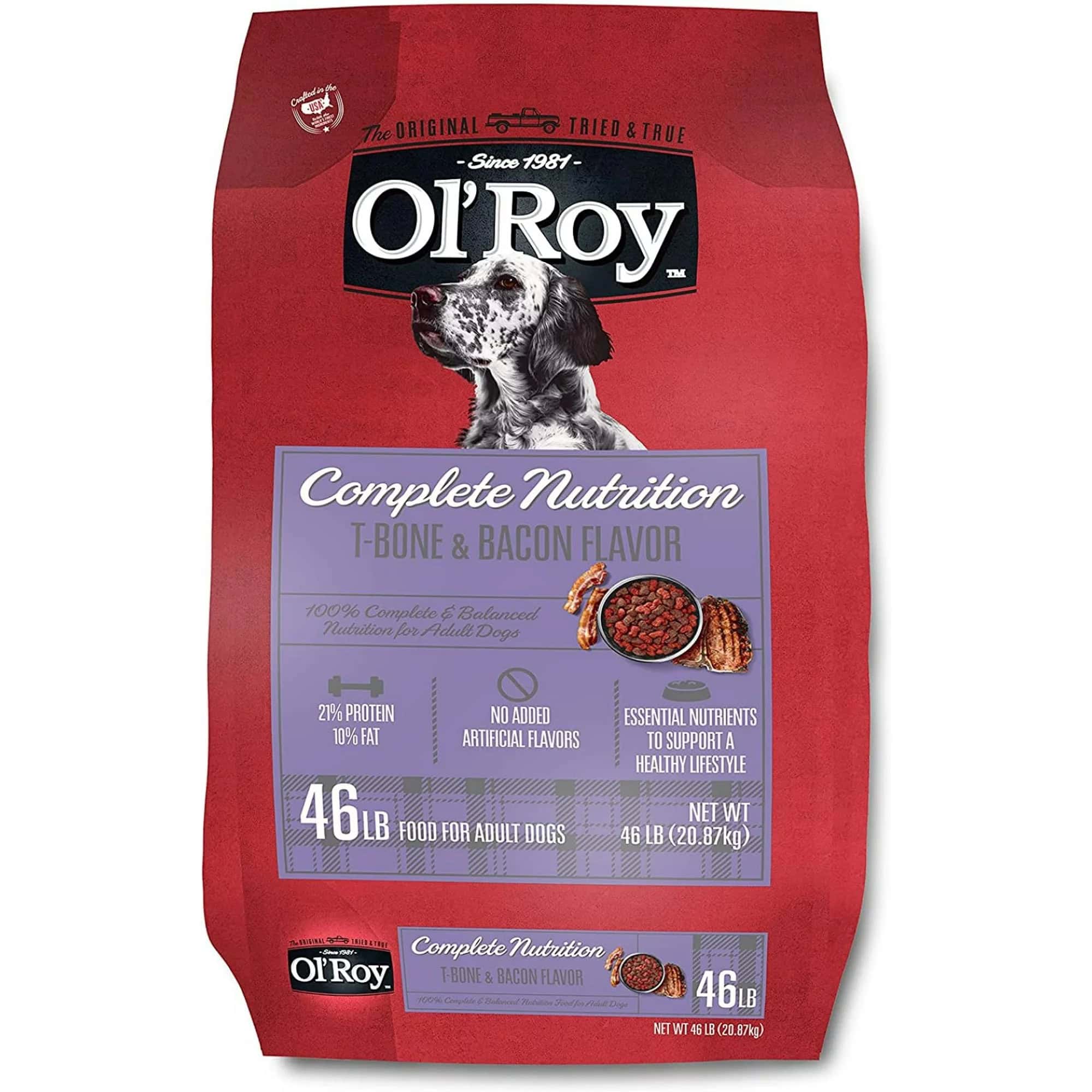 Ol’ Roy Complete Nutrition T-Bone & Bacon Flavor Dry Dog Food