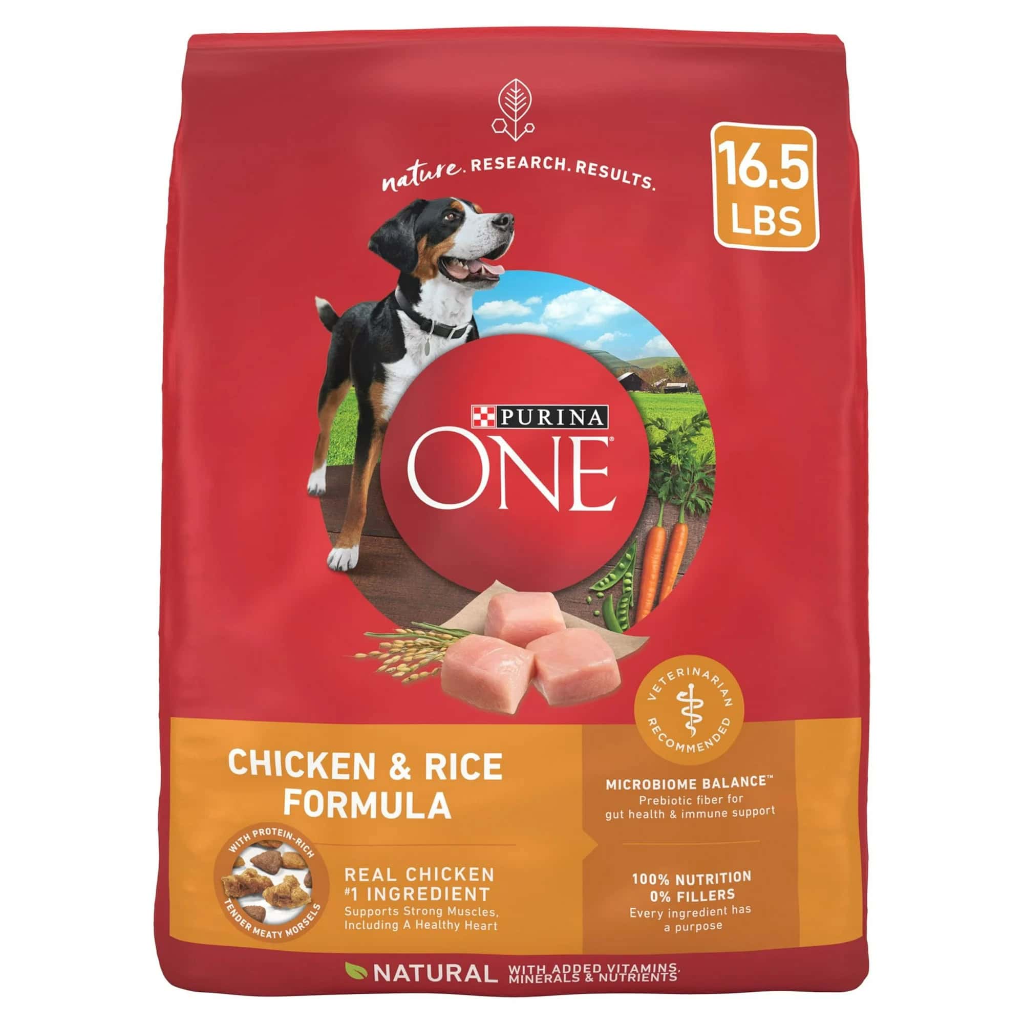 Purina One Dry Dog Food for Adult Dogs Chicken and Rice Formula