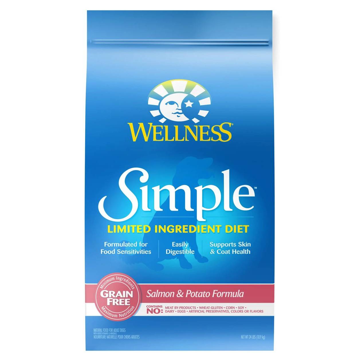Wellness Simple Limited Ingredient Diet Grain-Free Salmon & Potato Formula Dry Dog Food