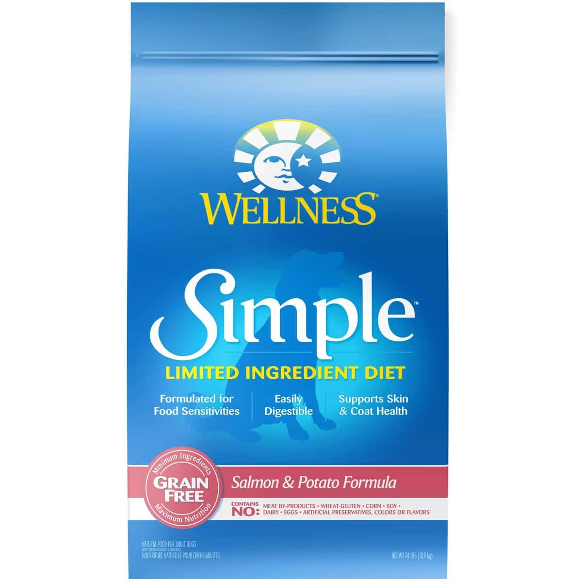 Wellness Simple Limited Ingredient Diet Grain-Free Salmon & Potato Formula Natural Dry Dog Food 