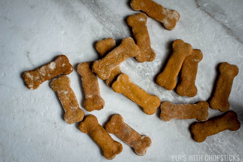 Chickpea flour grain free dog treats