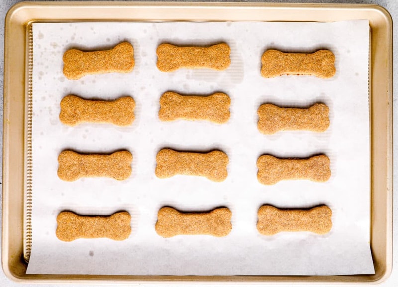 Peanut butter dog biscuit