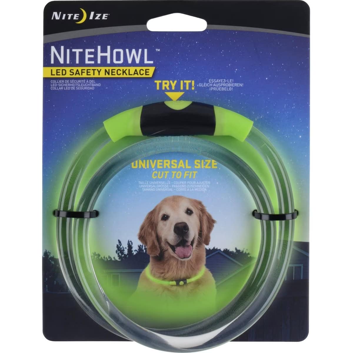 Nite Ize NiteHowl LED Safety Necklace Dog Collar 