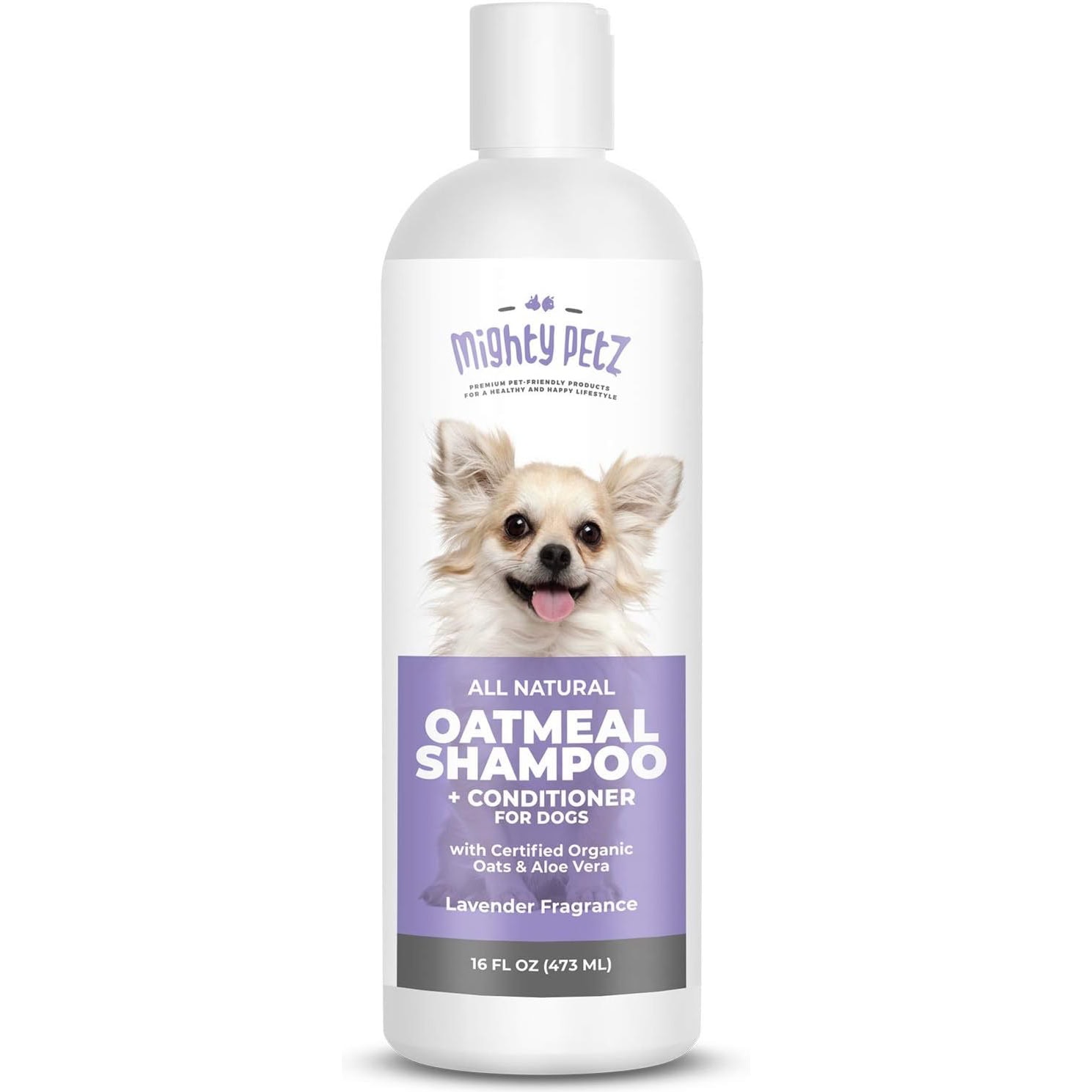 Mighty Petz 2-in-1 Oatmeal Dog Shampoo and Conditioner