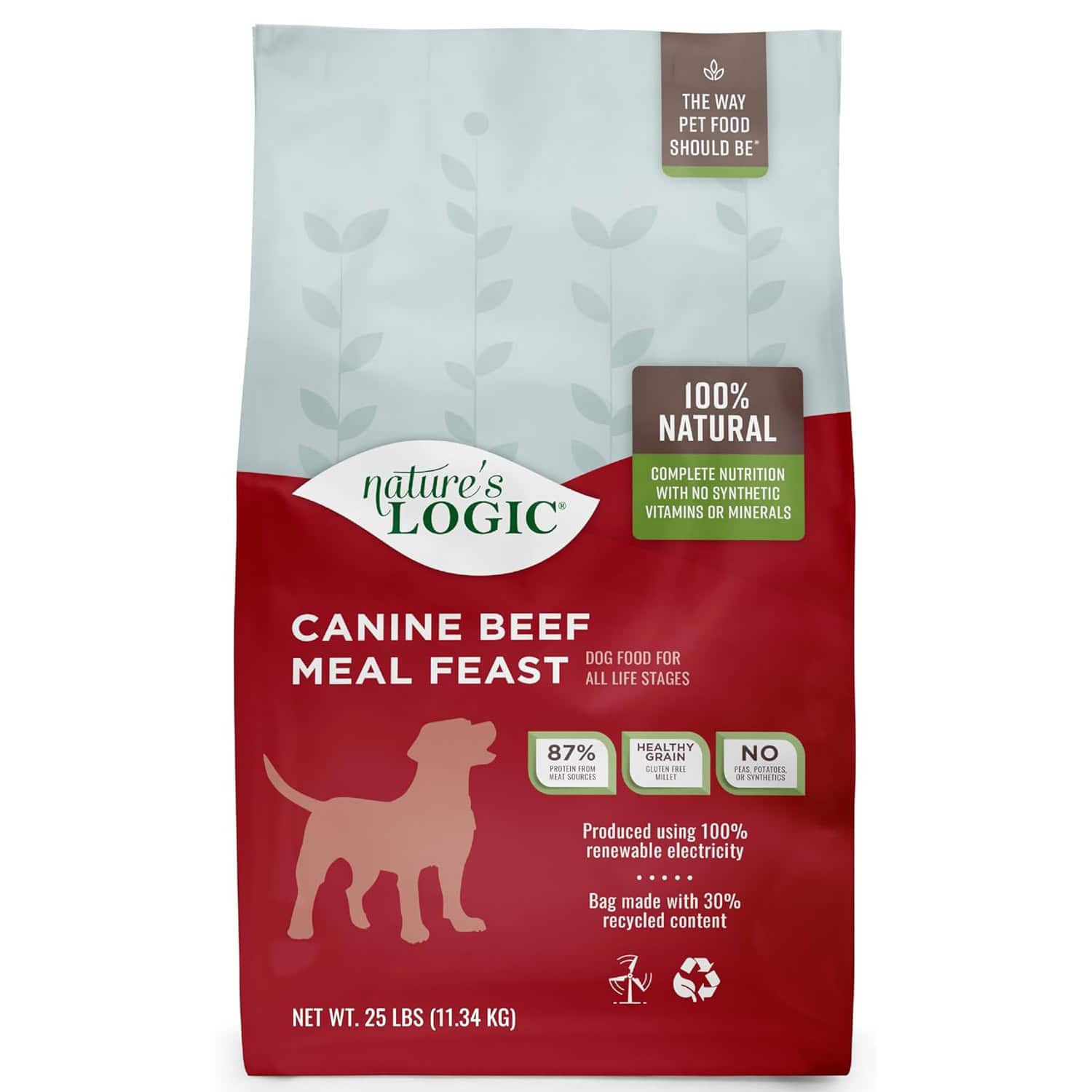 NATURE'S LOGIC Canine Beef Meal Feast