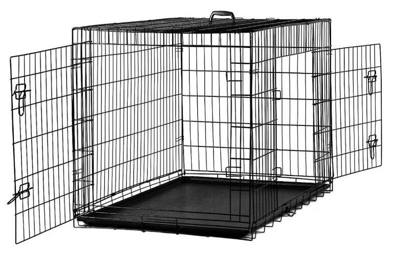 Paws & Pals Oxgord Double Door Wire Dog Crate