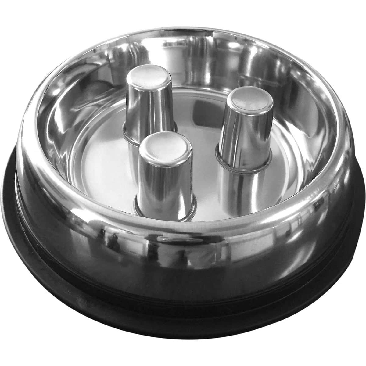 QT Dog Brake-Fast Stainless Steel Dog Bowl