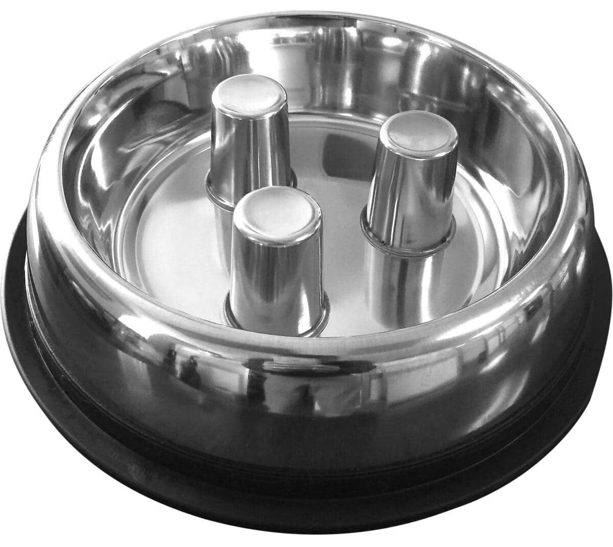 QT Dog Brake-Fast Stainless Steel Dog Bowl
