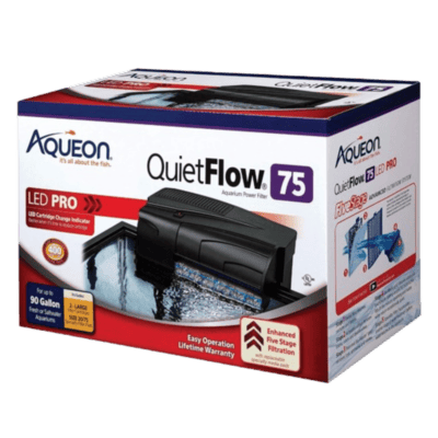 Aqueon QuietFlow LED PRO 75 Aquarium Power Filter