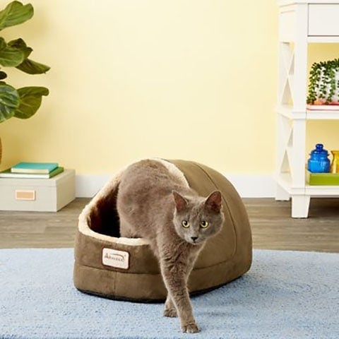 Armarkat Cave Shape Covered Cat & Dog Bed