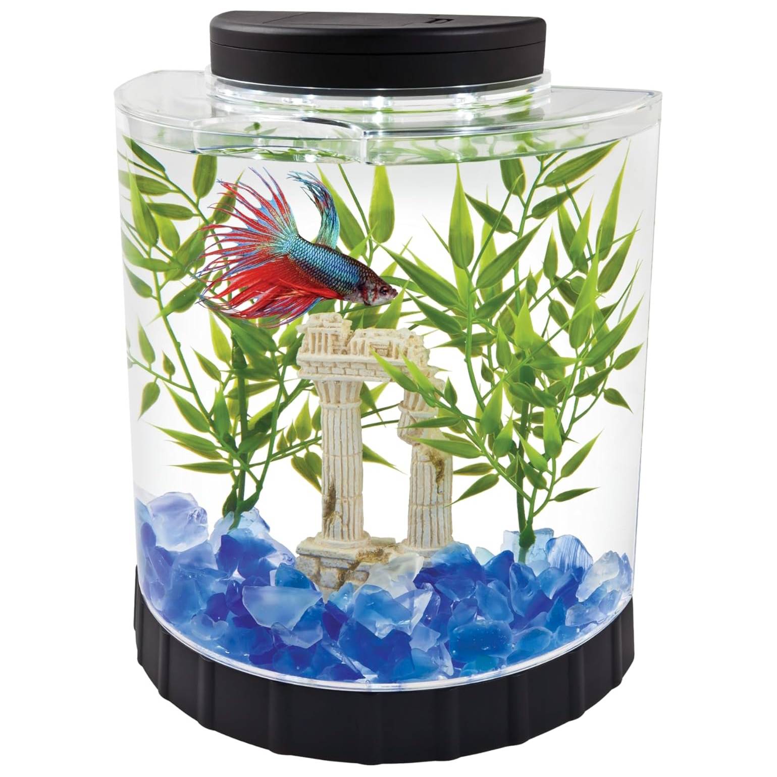 Tetra LED Half Moon Betta Aquarium