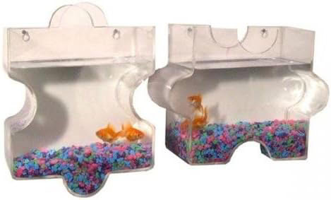 Wall Mount Jigsaw Puzzle Fish Bowl