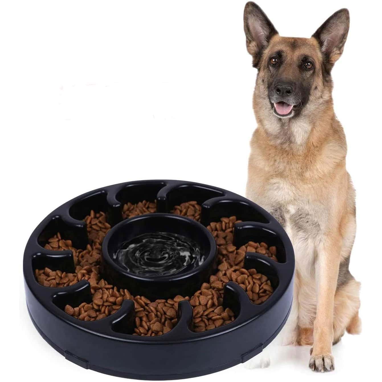 JASGOOD Slow Dog Bowl for Large Dogs