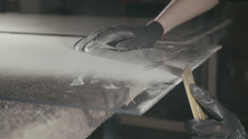 Sanding Glass Edge