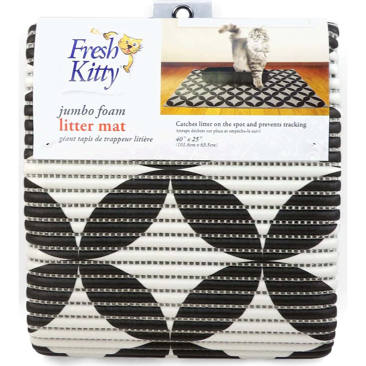 Fresh Kitty Jumbo Foam Circles Cat Litter Mat