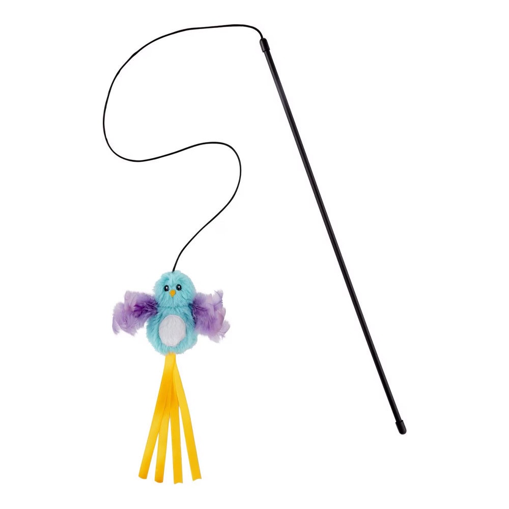 Frisco Bird Feather Teaser Cat Toy