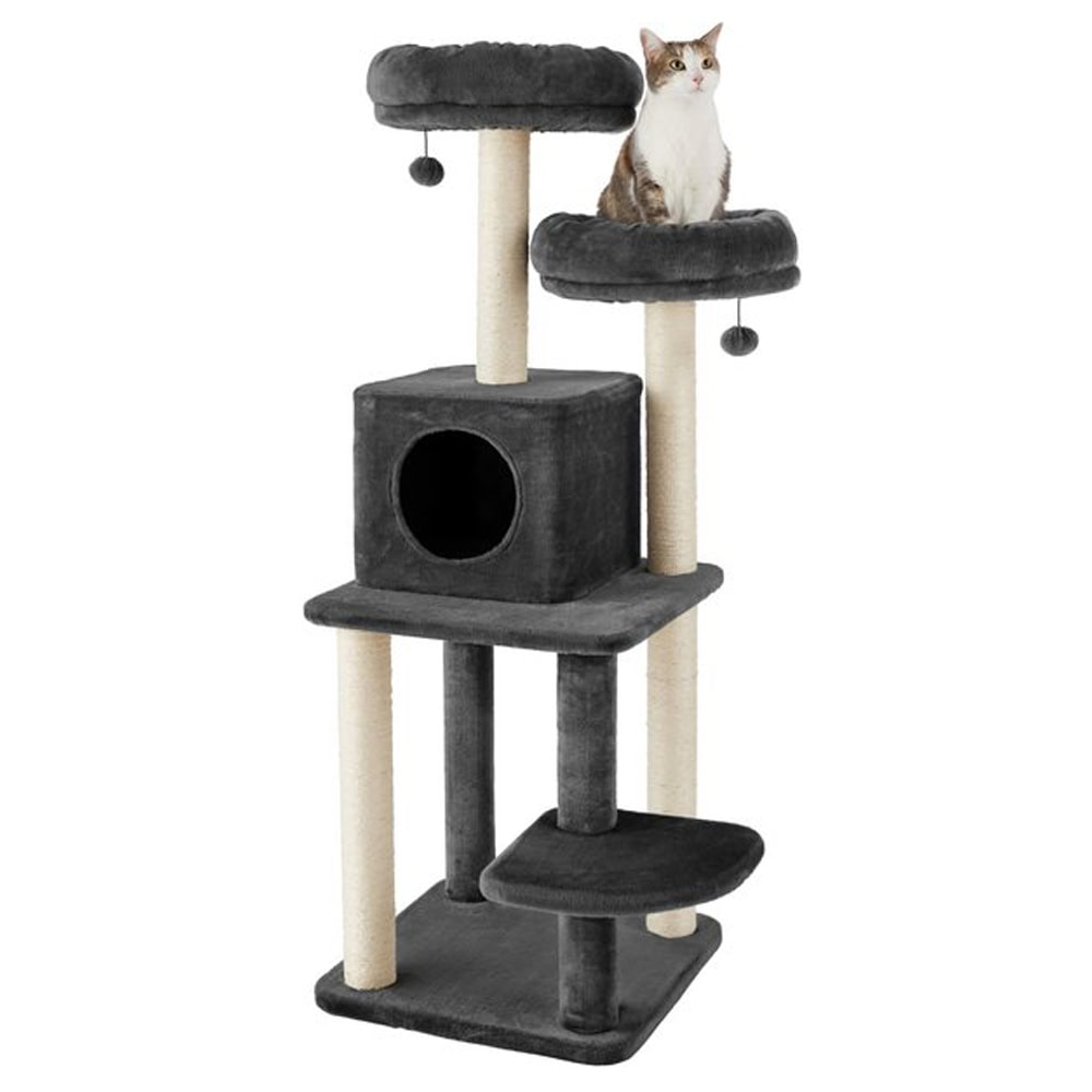 Frisco Faux Fur Cat Tree & Condo