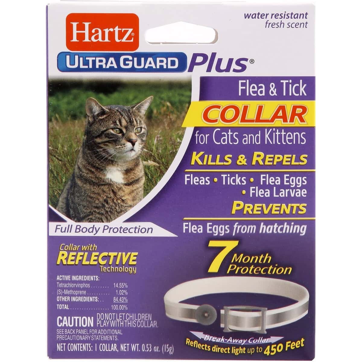 Hartz UltraGuard PlusFlea & Tick Collar With Reflect-X Shield