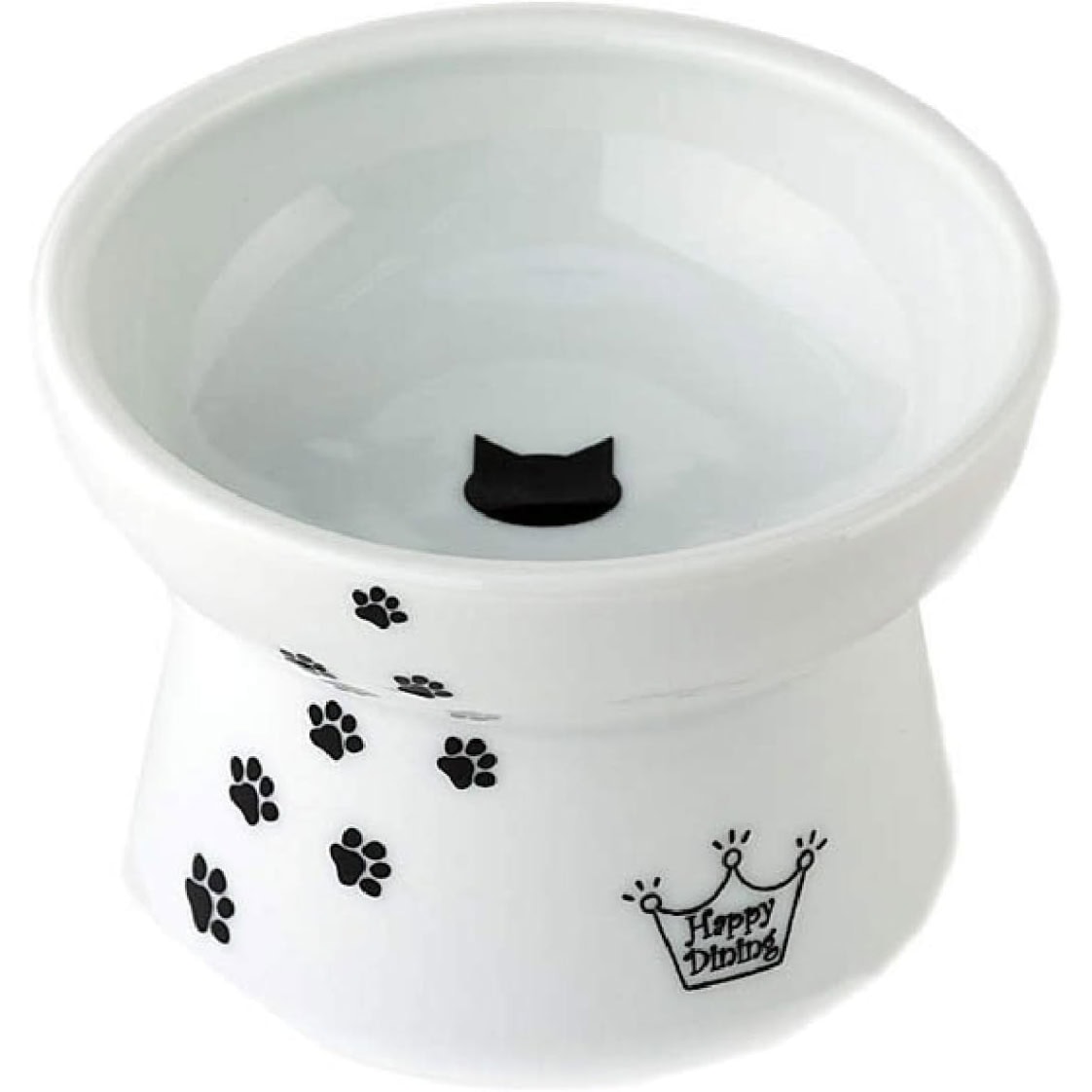Necoichi Ceramic Elevated Dog Food Bowl